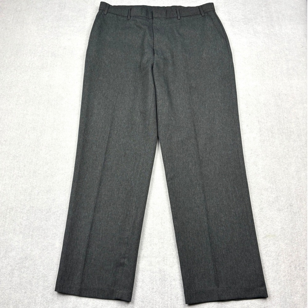 Vintage Levis Action Slacks Mens 38x32 Gray Dacron Polyester Dress Pants 70s-80s